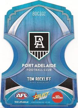 2020 Select Footy Stars - Ice Blue Diecuts #BDC102 Tom Rockliff Back